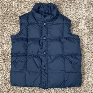 Lands’ End Down Puffer Vest Kids size 4/4t